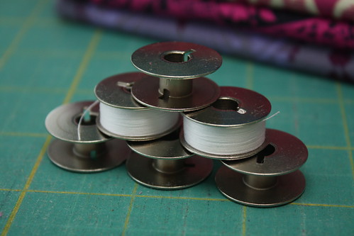 Extra wound bobbins - one of my favorite things