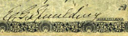 Eldridge G. Spaulding signature