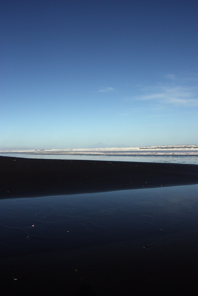 black beach at north taranaki bight