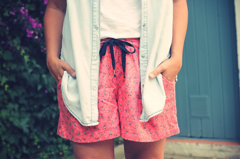 Look Flowered shorts