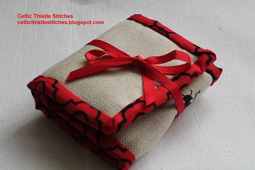 Red Travel Sewing Wallet
