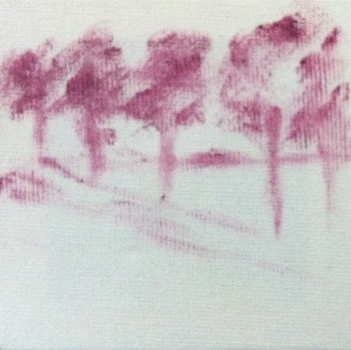 Row of Trees (Mini-Painting as of Sept. 26, 2013) by randubnick