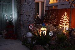 			Klaus Naujok posted a photo:	Our Christmas outdoor lights. Getting older, I was not allowed to use the ladder this year. However, sofar I am the only house on my block with lights.