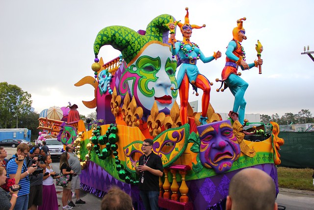 Mardi Gras 2014 behind the scenes at Universal Orlando