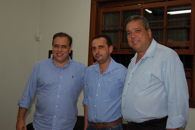 DPAA, Alípio Marques da Rocha, presidente do IMPAS e vereador Pedro martins Damião , presidente da Câmara de Santa Luzia. (2)