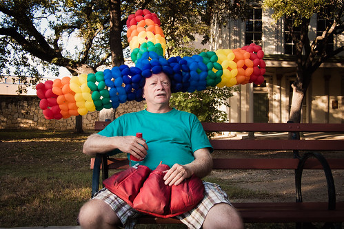 The Technicolor Balloon Hat by Jesse Acosta
