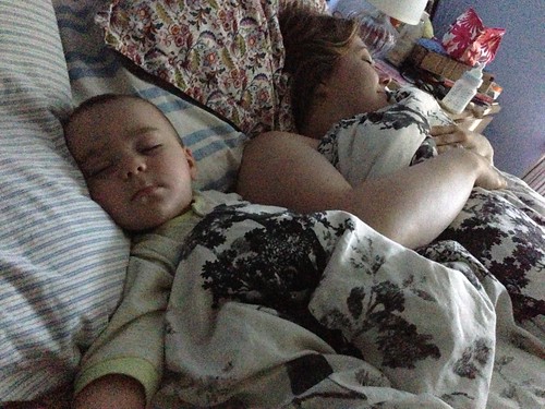 Elliott and Mummy Asleep