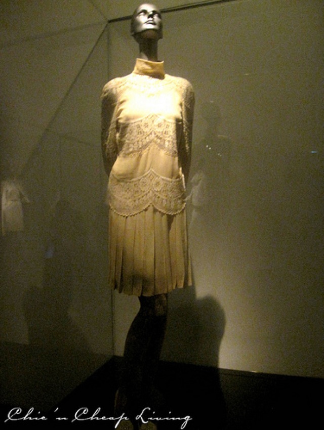 Valentino Jackie O crepe tunic worn for wedding at Valentino Retrospective - by Chic n Cheap Living