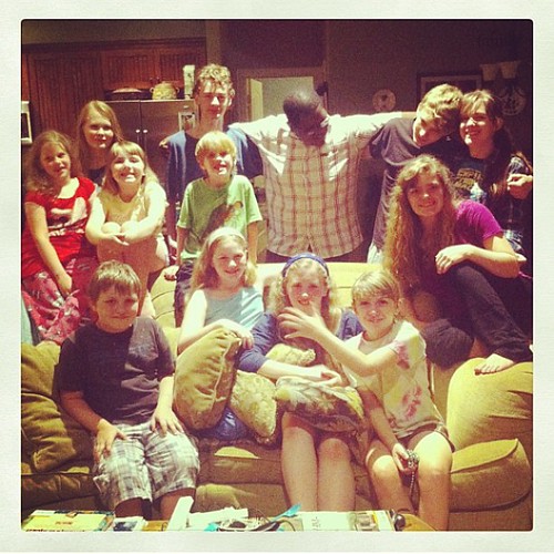 All the kids together. #betsies18thbday