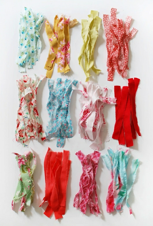 Make Me: Pretty Scrap Fabric Tassels