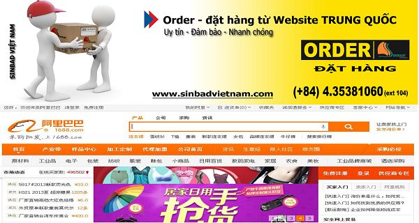 Dich vu dat hang, van chuyen, order hang Quang Chau, Taobao- Cong ty SinBad