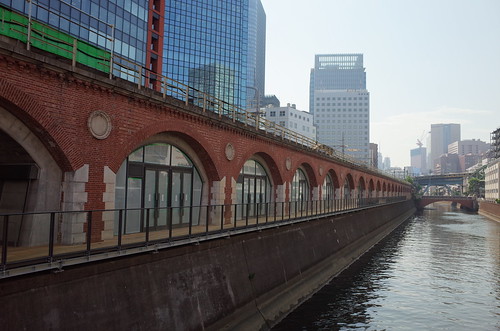 Kanda river with old Manseibashi station