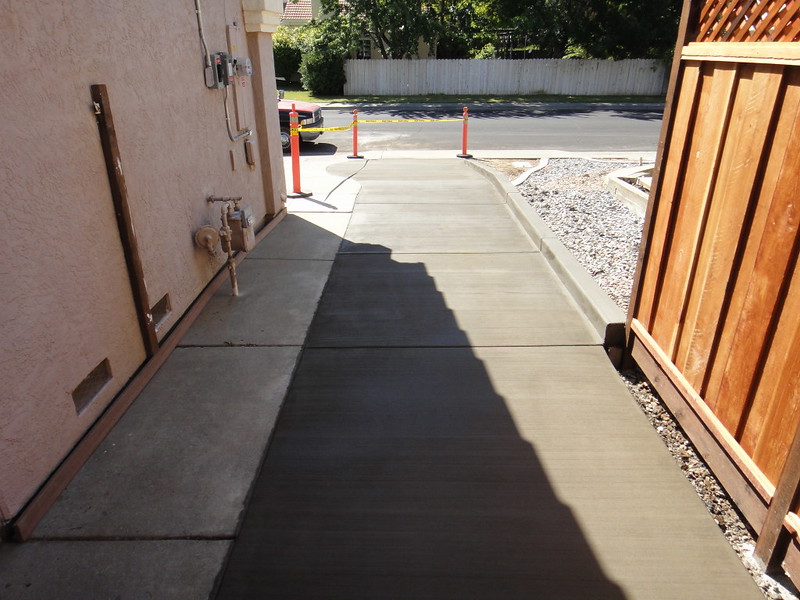 Driveway Extension With Curb Just Finished
