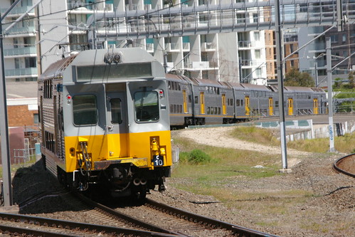 Sydney Trains C set in Wolli Creek.Sta, Sydney, NSW, Australia /Oct 5, 2013