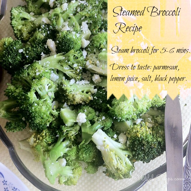 Steamed Broccoli Recipe.