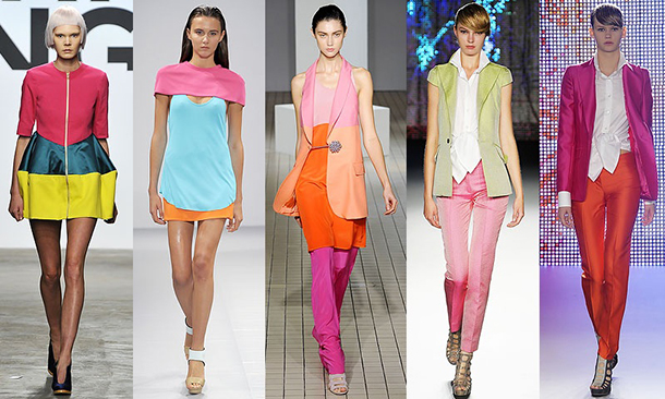 catwalk, something fashion style guide, trends 2014 I don't care, style tips, colorblock trend