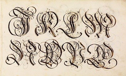 012-Kalligraphische Schriftvorlagen- 1626-1634- Johann Hering- Staatsbibliothek Bamberg
