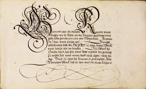 002-Kalligraphische Schriftvorlagen- 1626-1634- Johann Hering- Staatsbibliothek Bamberg