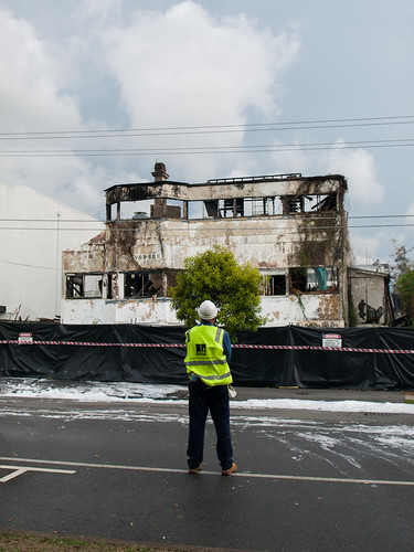 Belvedere House demolition after unexplained fire