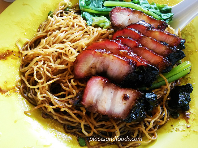 hung kee wonton noodle char siew
