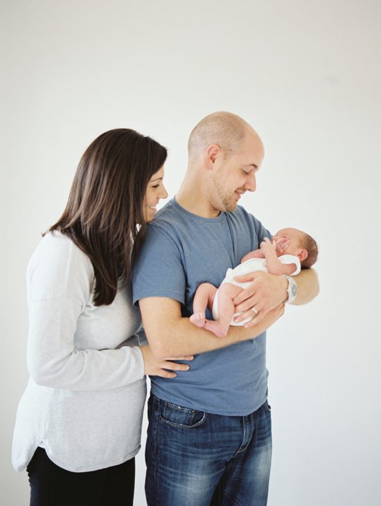 Newborn Baby and Family