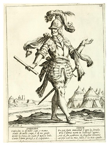 015- El guerrero- Le ventiqvattr' hore dell' hvmana felicità…-1675--Giuseppe M. Mitelli