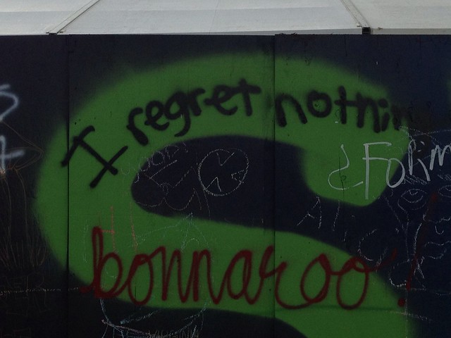 Bonnaroo 2013 - Wall graffiti