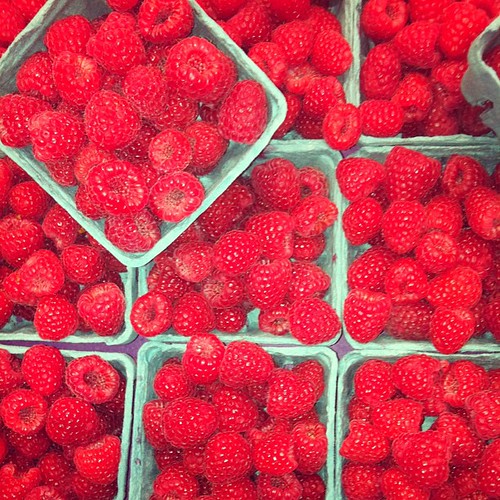 Pike Place market raspberries