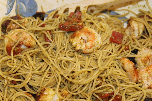 Grilled Shrimp Mediterranean with Pasta