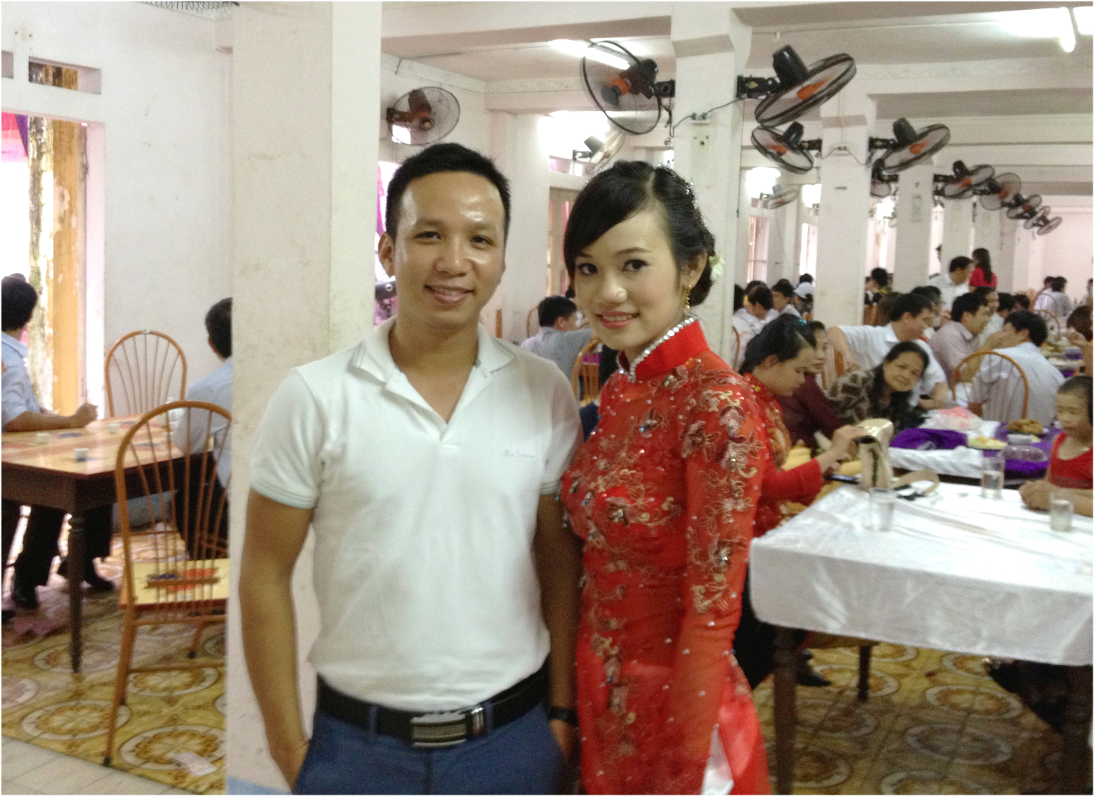 Ảnh chụp hôm đi đám cưới em Hòa ở Thái Nguyên.