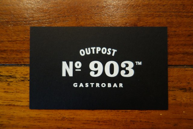 903 gastrobar name card
