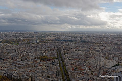 paris en novembre du haut de la tour Montparnasse