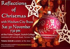 Mitcham City Brass - Reflections of Christmas 2013, http://www.mitchamcitybrass.org/