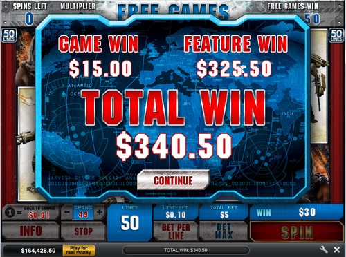 free Iron Man 2 50 Lines free spins prize