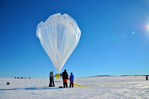 BARREL ballon opsendes fra sydpolen