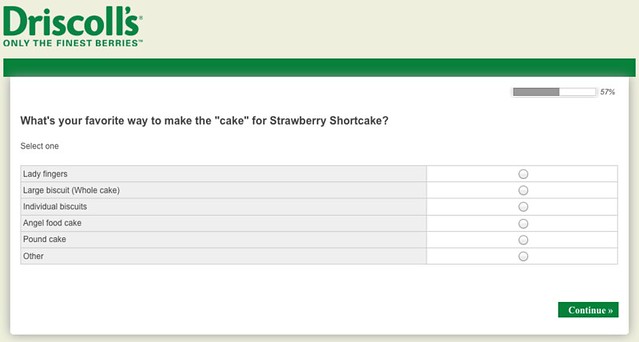 "Cake" for Strawberry Shortcake