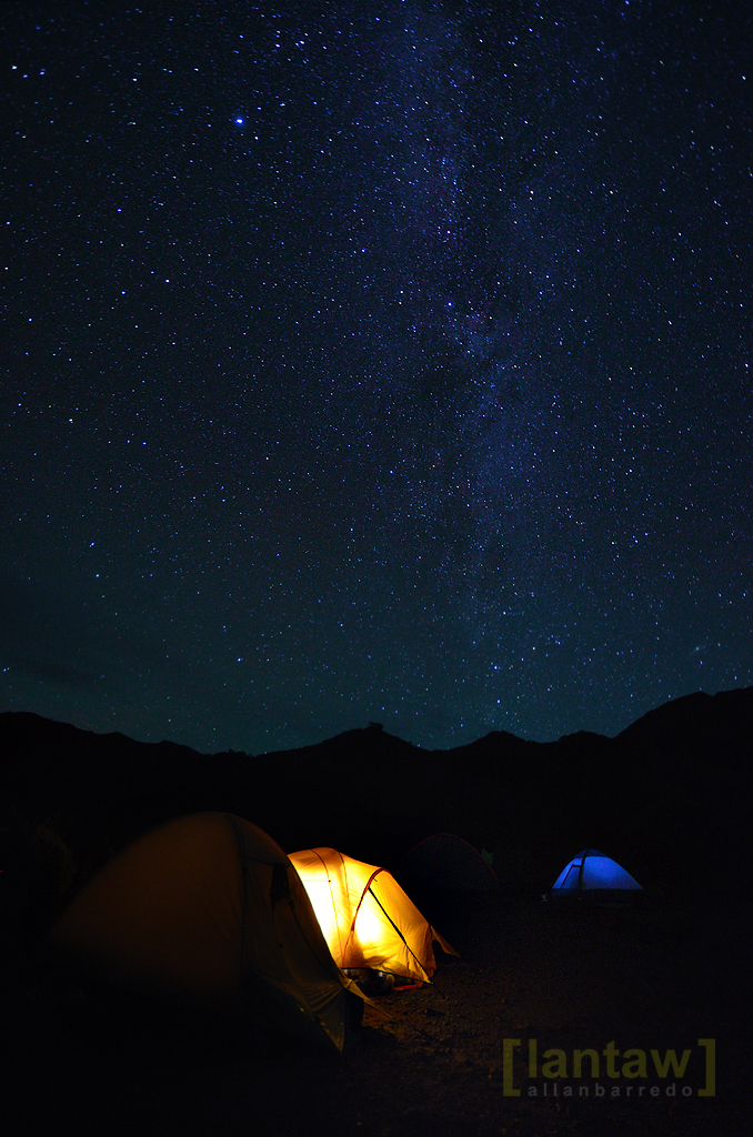 Clear Night Sky at Mt. Pulag Camp 2