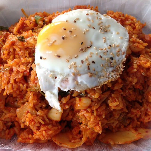 Kimchi Fried Rice with Egg @ Bart Grocery & BBQ
