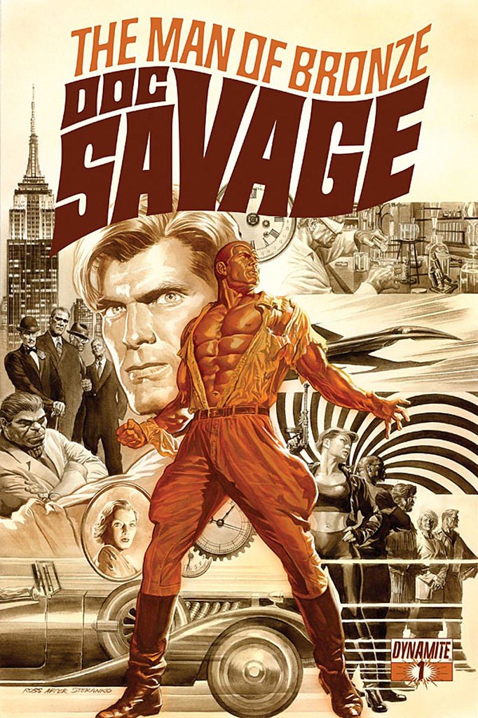 Doc Savage 1 2013 Dynamite cover by Alex Ross