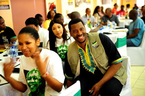 Shaka Sisulu, grandson of ANC veterans Walter Sisulu and Albertina Sisulu. He was attending the 69th anniversary of the ANCYL at Polokwane. by Pan-African News Wire File Photos