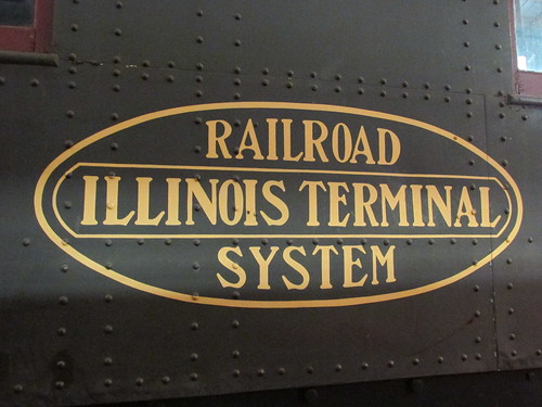 Illinois Terminal Railroad logo.  The Illinois Railway Museum.  Union Illinois.  Saturday, May 18th, 2013. by Eddie from Chicago