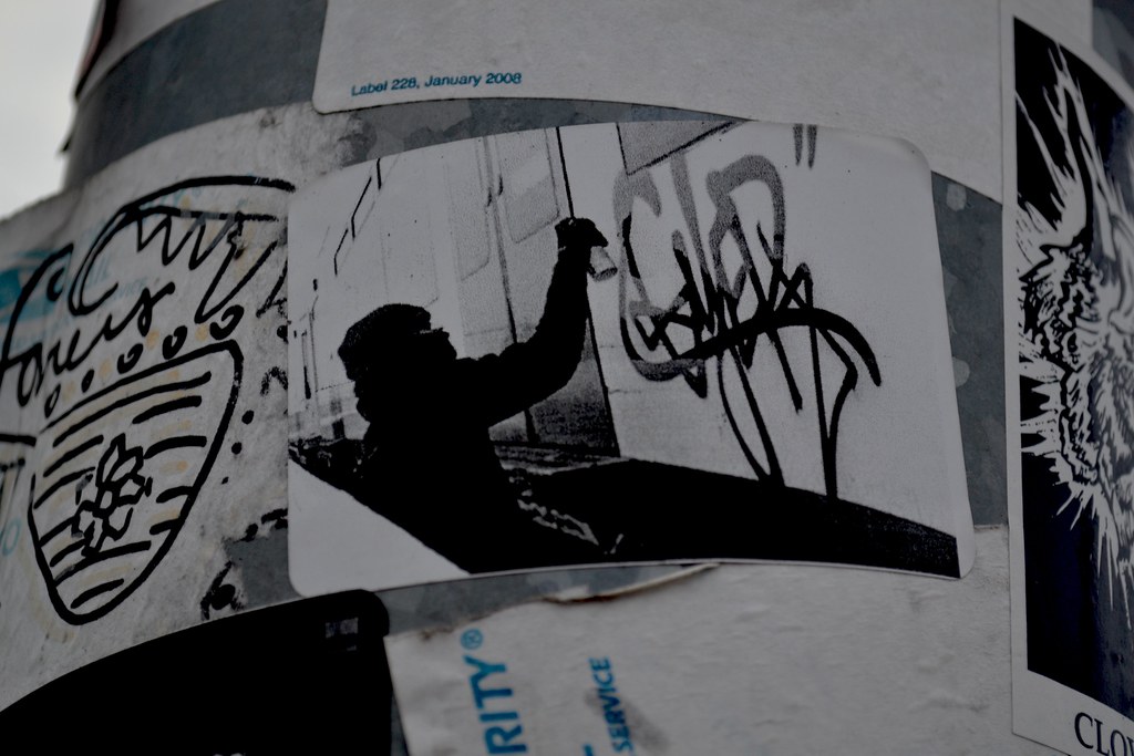 GYER, Sticker, Graffiti, Action Shot, Oakland