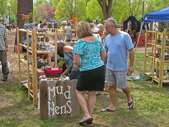 2013 Linden Hills Festival Mud Hens booth