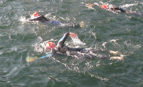 Aidan & Mike compete in The Great Manchester Swim