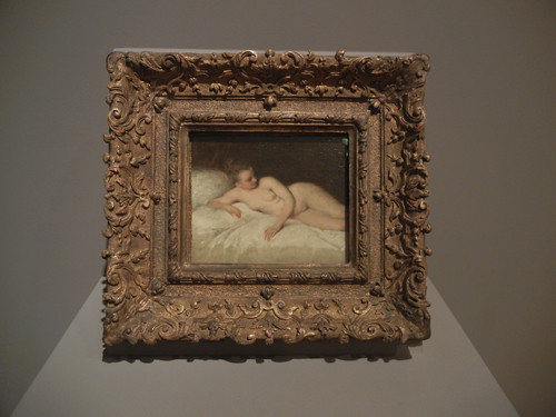DSCN7613 _ Reclining Nude, c. 1713-1717, Jean-Antoine Watteau (1684-1721), Norton Simon Museum, July 2013