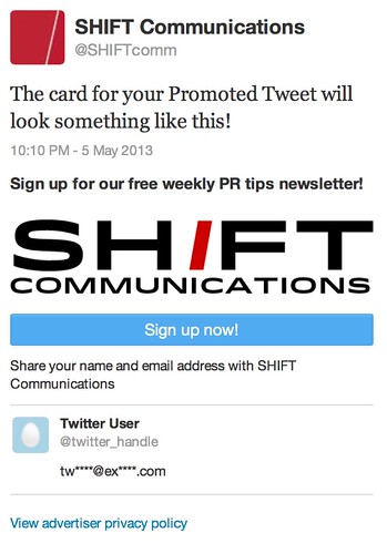 Card Weekly Newsletter - Twitter Ads