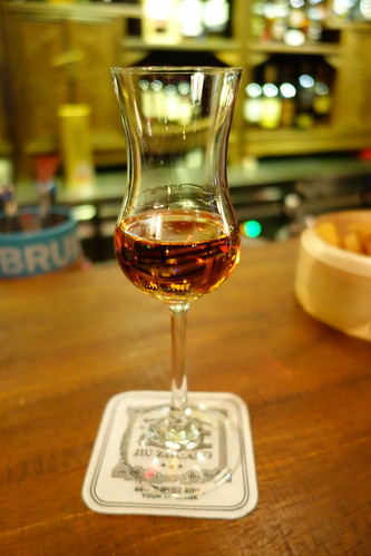 A dram of Auchentoshan Three Wood Whisky