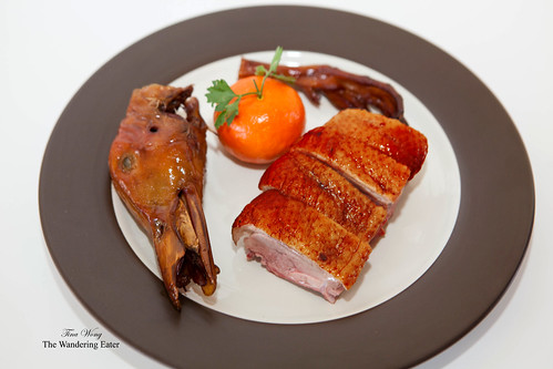 My (first) plate of tea smoked duck