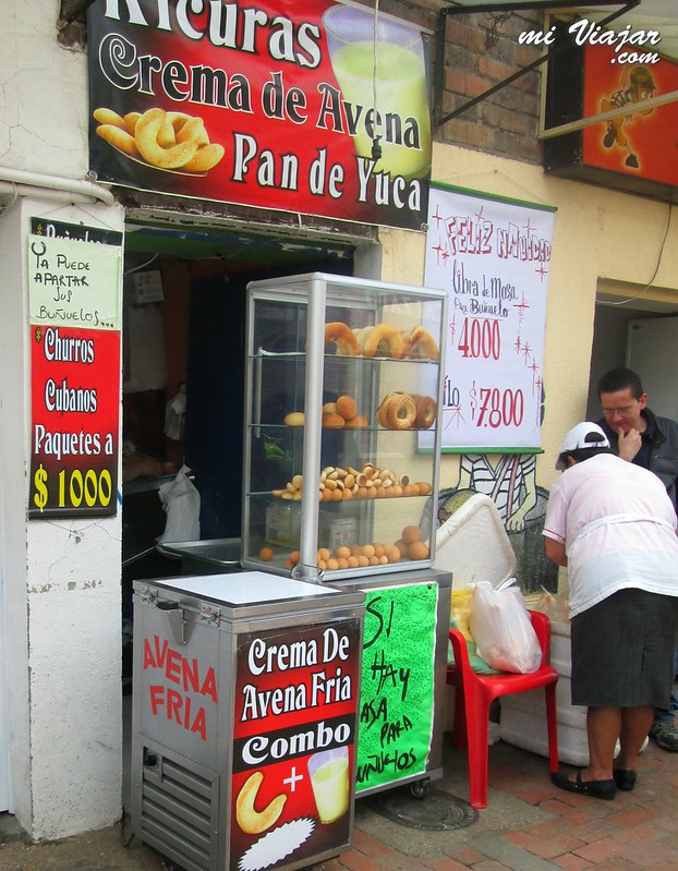 comidas callejeras: avena colombia