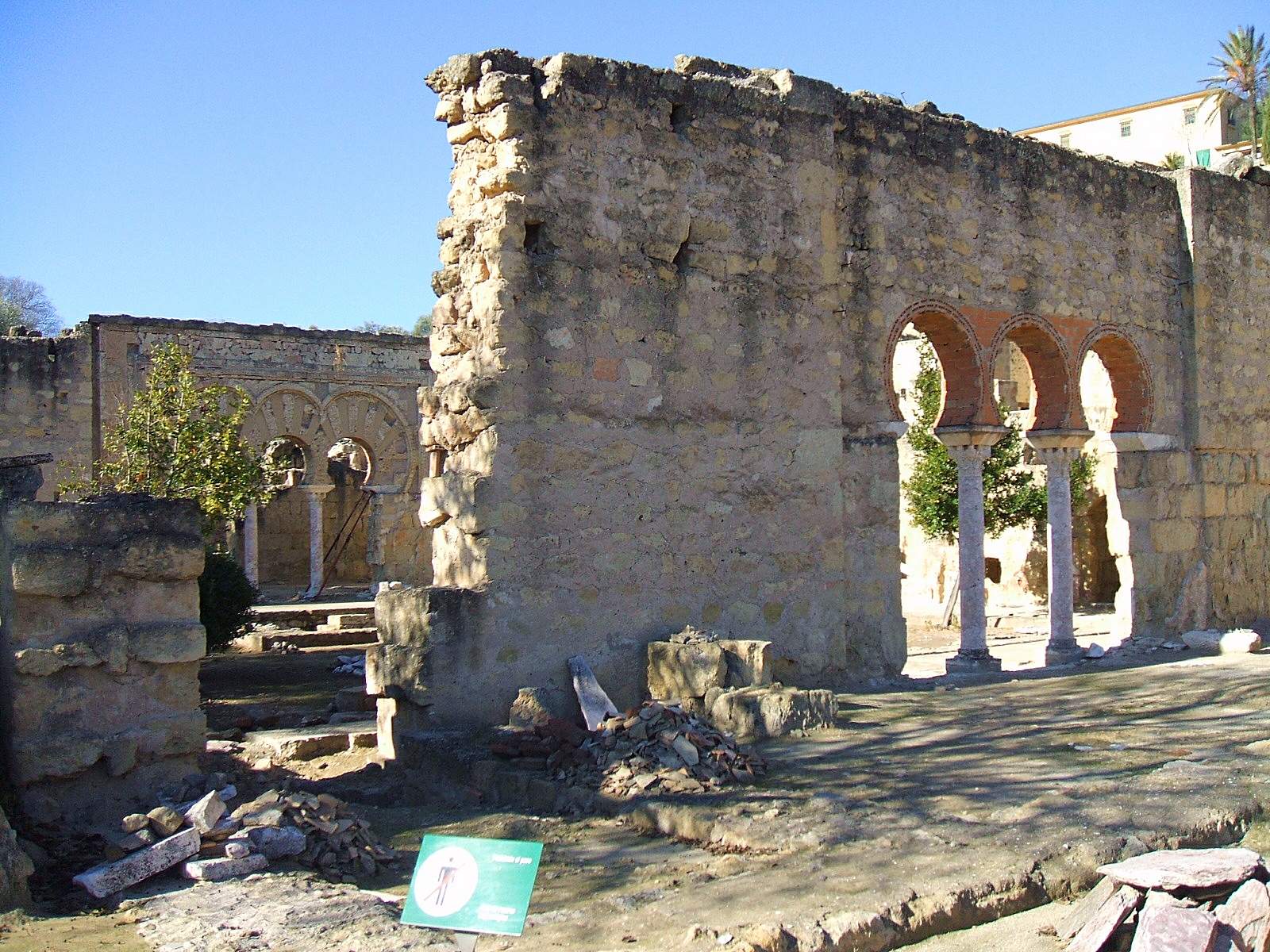 Vista de las ruinas de Medina Azahara. Autor, Zarateman